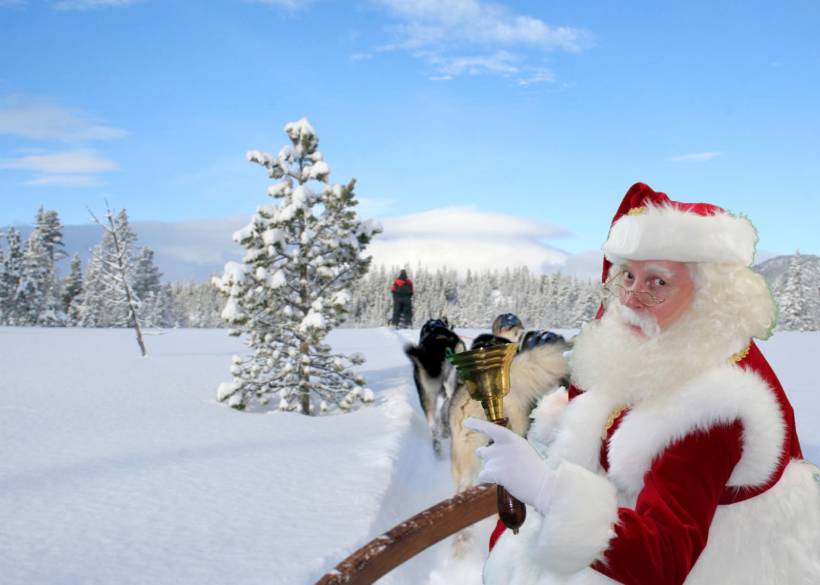 kerstman-slede